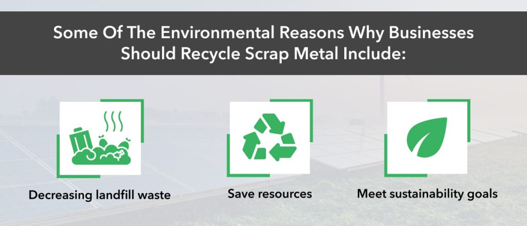 Some of the environmental reasons why businesses should recycle metal